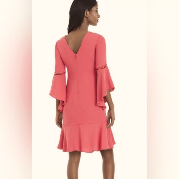 *FINAL SALE* White House Black Market Bell Sleeve Shift Dress - Picture 3 of 10